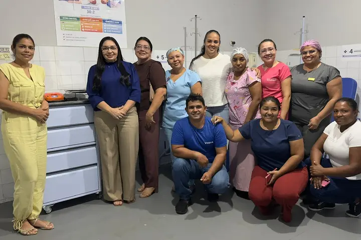 Gerlane Cabral acompanha melhorias no Hospital Municipal de São Gonçalo do Piauí