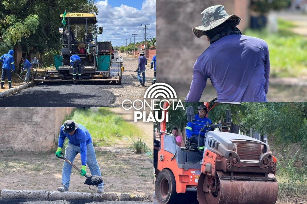 Gestão de Gerlane Cabral conclui etapa de obra asfáltica em São Gonçalo do Piauí