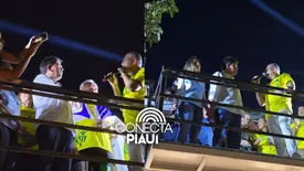 Governador destaca fé cristã durante participação na Marcha para Jesus em Teresina (Foto: Conecta Piauí / Kassio Cavalcante)