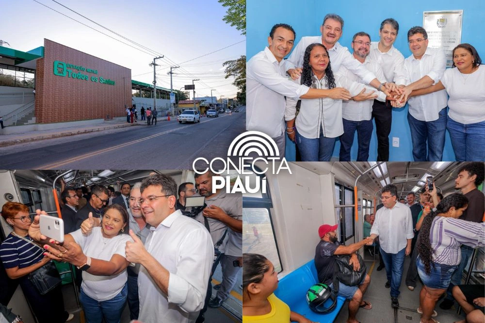 Governador Rafael Fonteles inaugura estação e amplia alcance do Metrô de Teresina