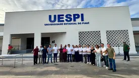 Governador Rafael Fonteles realiza visita técnica às obras do campus da Uespi de Floriano (Foto: Abner Carvalho)