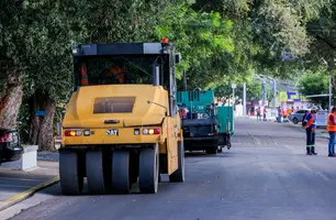 Governo executa maior programa de asfaltamento urbano da história de Teresina (Foto: Arquivo Secom)