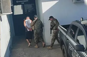 Homem com mandado por tráfico é preso pelo BOPE na zona Sul de Teresina (Foto: Reprodução)
