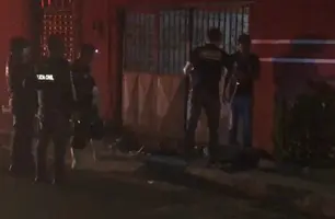 Homem de 30 anos é executado com vários tiros na porta de casa em Teresina (Foto: Reprodução)