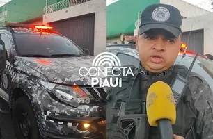 Homem é preso com pistola furtada durante abordagem na Grande Dirceu (Foto: Conecta Piauí)