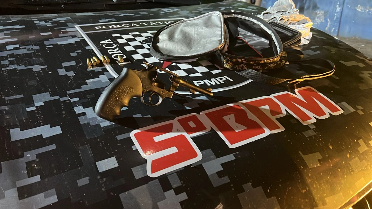 Homem é preso por porte ilegal de arma em bar na zona Leste de Teresina