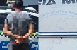 Homem é preso suspeito de atacar companheira com barra de ferro em Pio IX (Foto: Reprodução)