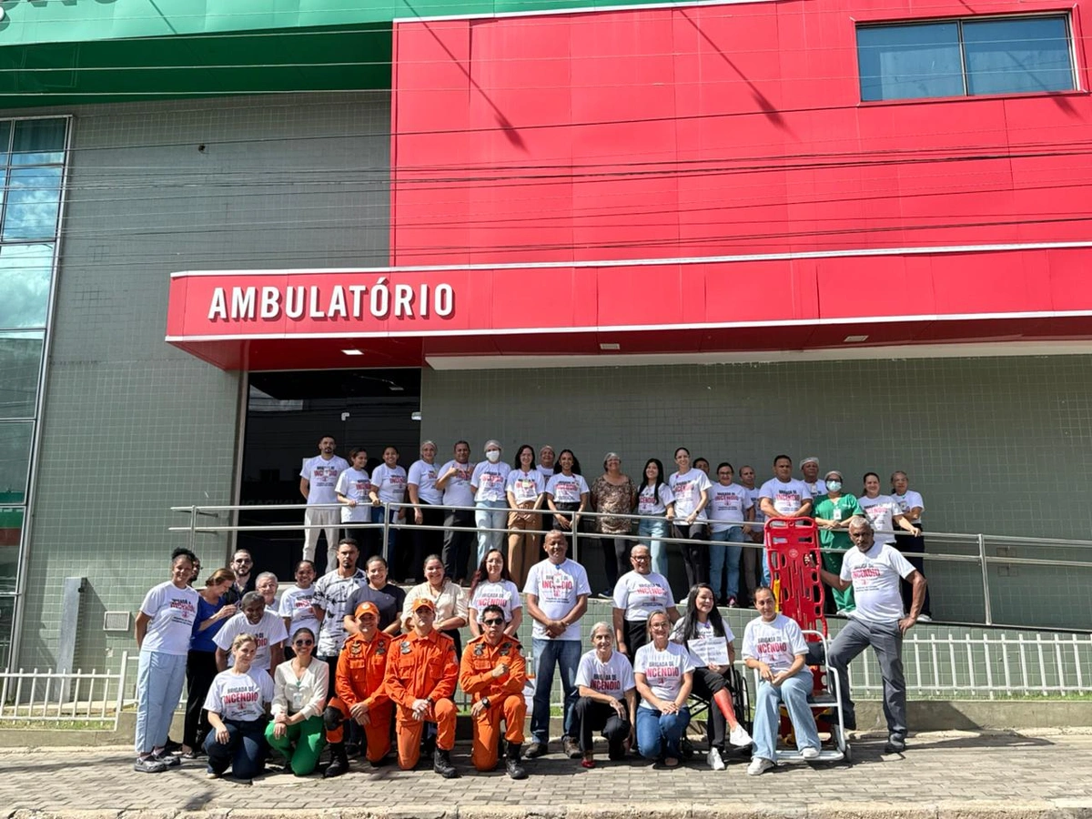 Instituto Natan Portella realiza simulado de incêndio para capacitar brigadistas