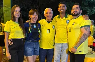 Ivanária Sampaio celebra aniversário ao lado do vice-governador em Esperantina (Foto: Reprodução)