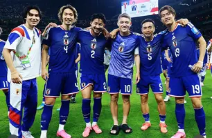 Japão goleia Tunísia e se aproxima de cruzar com o Brasil no mata-mata (Foto: Reprodução/Redes Sociais)