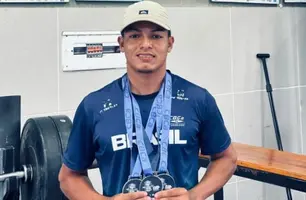 João Pedro Silva, atleta piauiense de canoagem (Foto: Ascom Secepi)