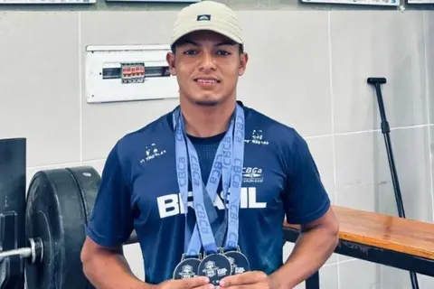 João Pedro Silva, atleta piauiense de canoagem