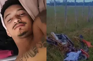 Jovem morre após colisão de moto contra poste em Nossa Senhora de Nazaré (Foto: Reprodução)