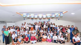 Jovens apresentaram projetos de conclusão de curso nesta quinta (25) (Foto: Geirlys Siva)
