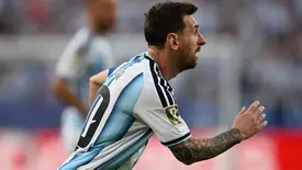Lionel Messi em Argentina (Foto: Roberto SCHMIDT / AFP)