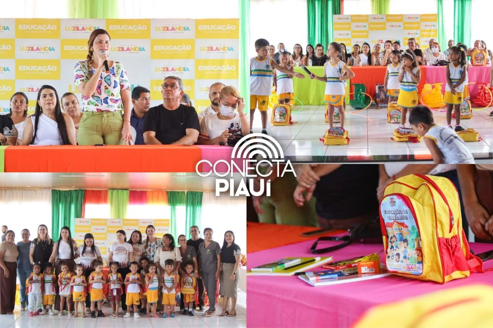 Luzilândia entrega kits escolares para alunos das creches municipais