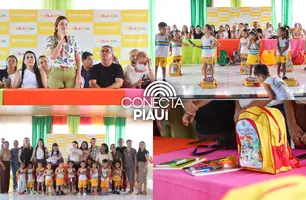 Luzilândia entrega kits escolares para alunos das creches municipais (Foto: Reprodução)
