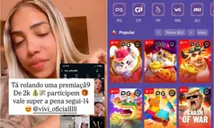Mal saiu da prisão, influencer Letícia Ellen divulga perfil que promove 'Tigrinho'