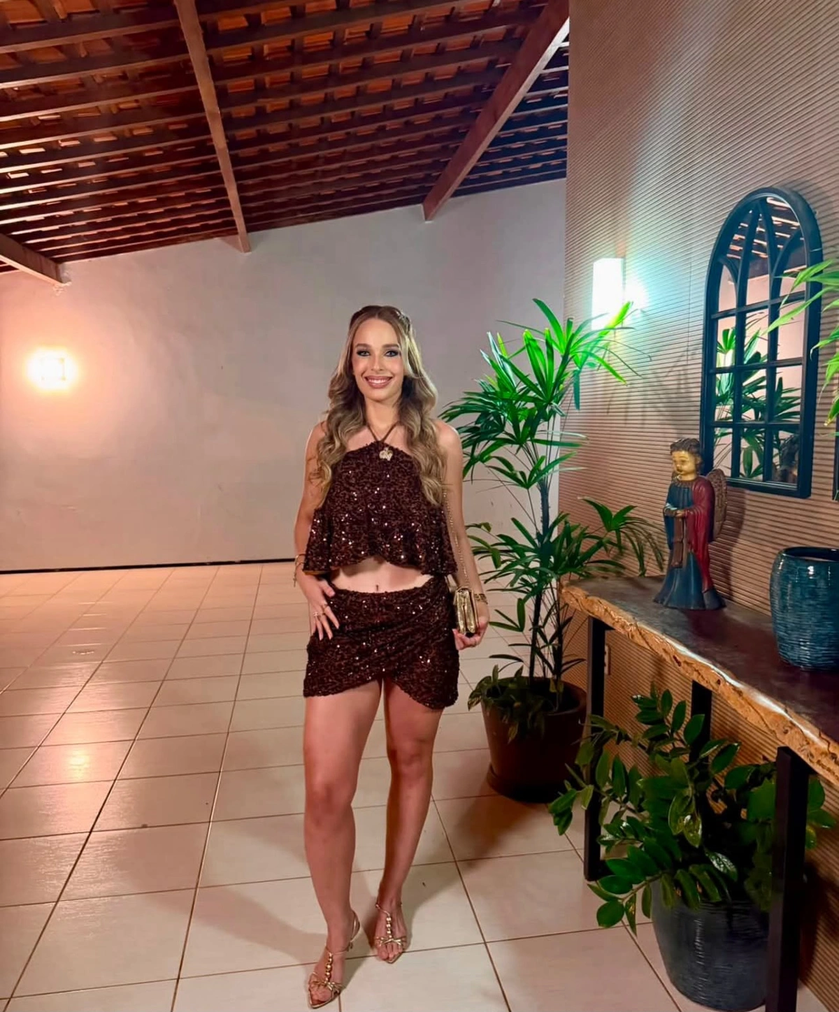 Maria Rita Barros em noite de festa junina que movimentou o Estado do Piauí