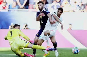 Marrocos vence Escócia com gol relâmpago e aumenta pressão sobre o Brasil na Copa (Foto: FRANCK FIFE / AFP)