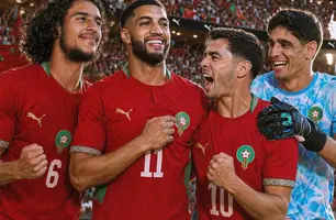 Marrocos vence Haiti, garante vaga e avança em segundo no grupo do Brasil (Foto: Reprodução/Redes sociais)