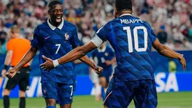Mbappé marca dois gols, França vence o Iraque e assume liderança do Grupo I (Foto: Reprodução/Redes sociais)