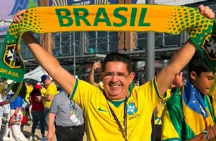 Médico piauiense Gilberto Cardoso esteve nos EUA em dia de jogo da Copa do Mundo (Foto: Instagram)