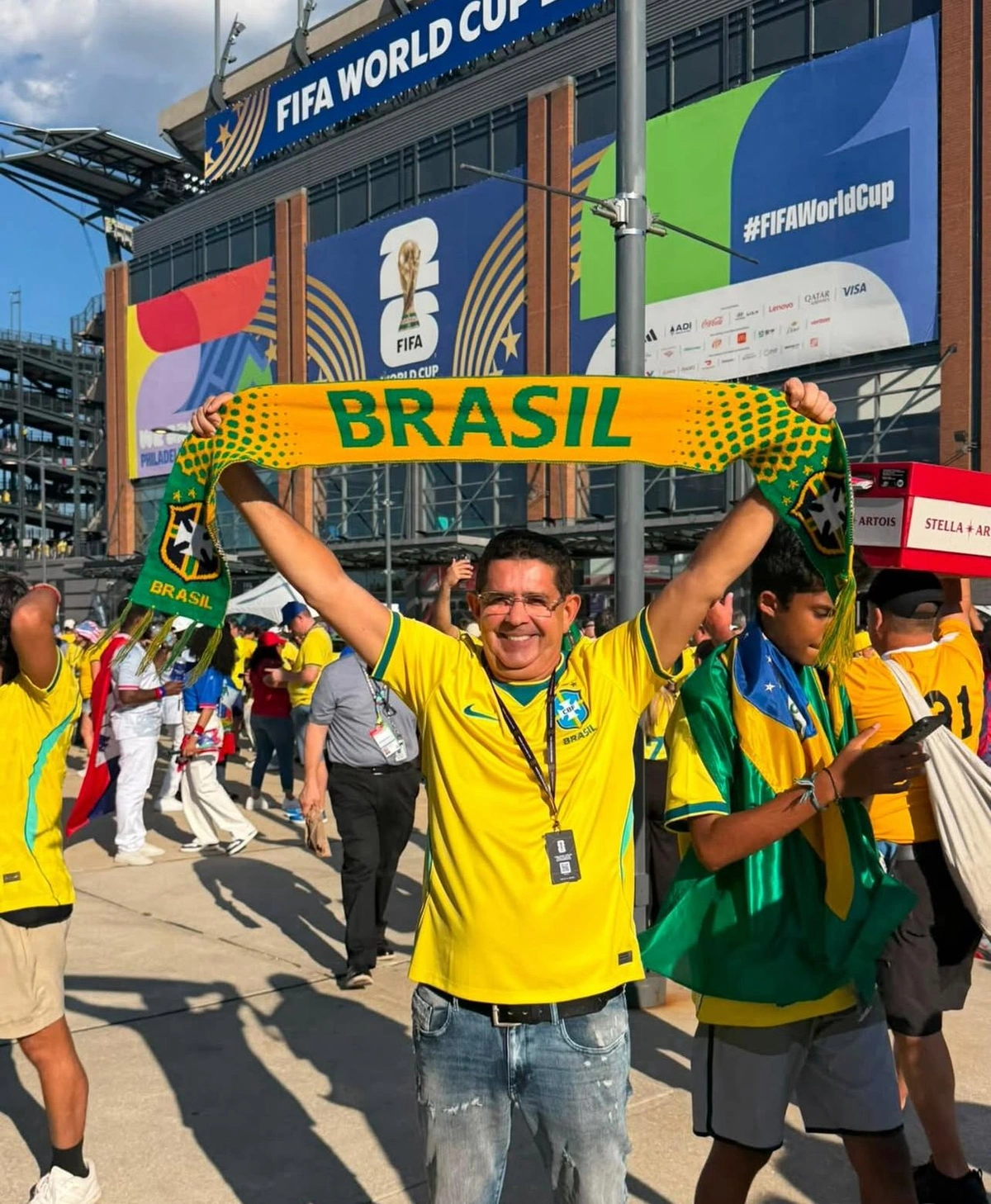 Médico piauiense Gilberto Cardoso esteve nos EUA em dia de jogo da Copa do Mundo