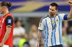 Messi brilha, quebra recorde e Argentina vence Áustria na Copa