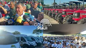 Ministro Wellington Dias realiza entrega histórica de veículos e tratores no Piauí (Foto: Conecta Piauí)