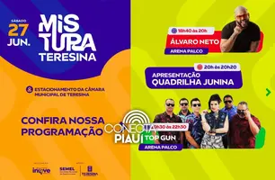 Mistura Teresina leva cidadania, esporte e cultura à população neste sábado (27) (Foto: Reprodução)
