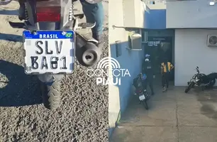 Motociclista é autuada após PM identificar placa adulterada em moto (Foto: Reprodução)