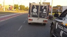Motociclista morre após colidir contra poste em avenida de Parnaíba (Foto: 27º BPM)