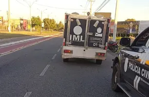 Motociclista morre após colidir contra poste em avenida de Parnaíba (Foto: 27º BPM)