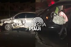 Motorista na contramão provoca colisão na BR-316 e foge a pé após acidente