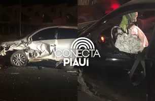 Motorista na contramão provoca colisão na BR-316 e foge a pé após acidente (Foto: Reprodução)