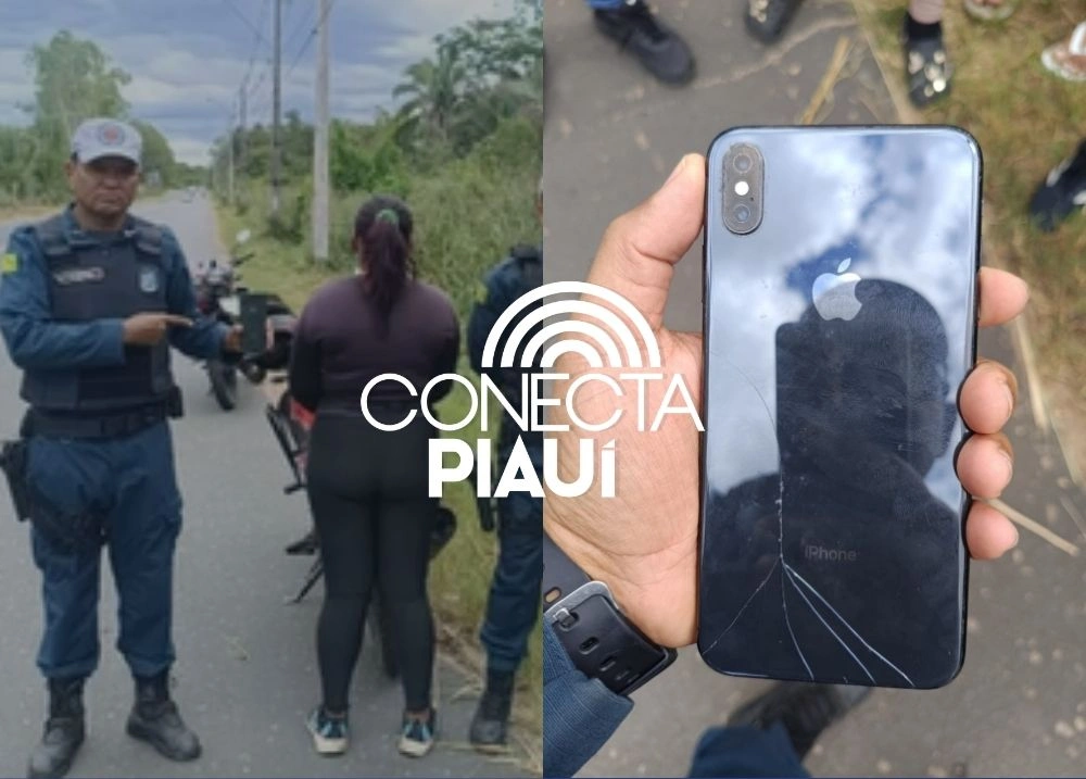 Mulher é presa ao tentar ocultar placa de motocicleta na zona Norte de Teresina