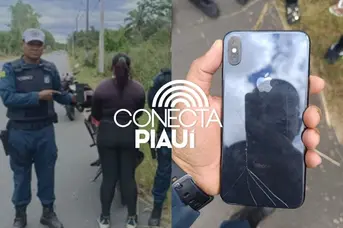 Mulher é presa ao tentar ocultar placa de motocicleta na zona Norte de Teresina