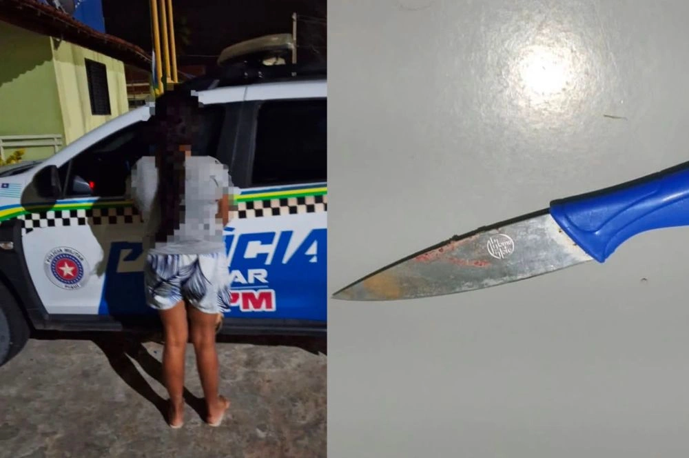 Mulher é presa suspeita de esfaquear o próprio companheiro em Pio IX