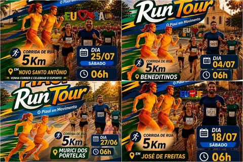 Murici dos Portelas recebe primeira etapa do Piauí Run Tour no dia 27 de junho