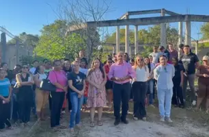 Obra de escola parada há 10 anos será retomada em Pau D'Arco do Piauí (Foto: Reprodução)