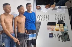 Operação Impacto prende três suspeitos e apreende drogas e dinheiro em Teresina (Foto: Reprodução)