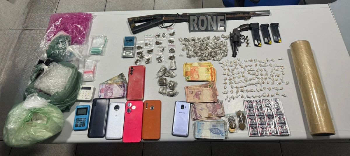 Operação Metatron II prende mulher e apreende drogas e armas em Altos