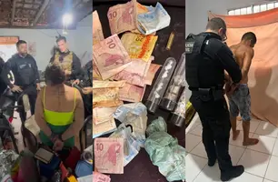 Operação prende dois investigados por tráfico de drogas em Campo Maior (Foto: Reprodução)
