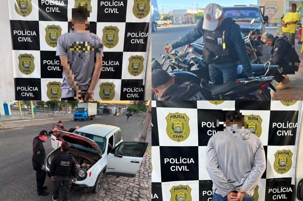Operação Rota Segura recupera veículos e prende dois homens no Sul do Piauí