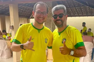 Os engenheiros Hércules Medeiros e Marcos Raiylson em clique especial para o VIP (Foto: Instagram)