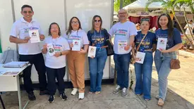 Ouvidoria na Praça fortalece cidadania e participação social no Festival de Inverno de Pedro II (Foto: Ascom OGE)