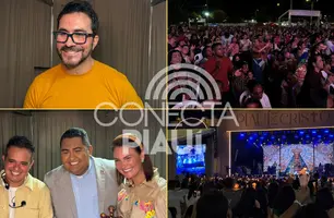 Padre Fábio de Melo emociona milhares de fiéis durante festival Piauí em Cristo (Foto: Conecta Piauí)