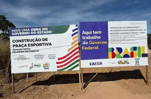 Palmeira do Piauí anuncia construção de Campo Society e Praça Esportiva na Salina (Foto: Reprodução)