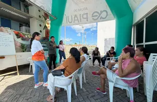 Parnaibanos participam de curso gratuito sobre alimentação saudável e aproveitamento de alimentos (Foto: Reprodução)